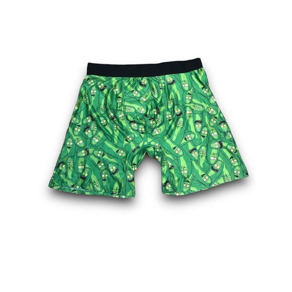 Rick And Morty Pickle Rick Boxer Brief – Men's Loot Crate Underwear – Yellow-712779